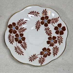 Rosina Fine Bone China Made in England Scalloped Edge Trinket Dish 5 1/2"